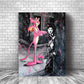 CloudShop Art Painting Canvas Print  50x70cm  the-pink-chaplin Canvas Frame Wrap - Ready to Hang