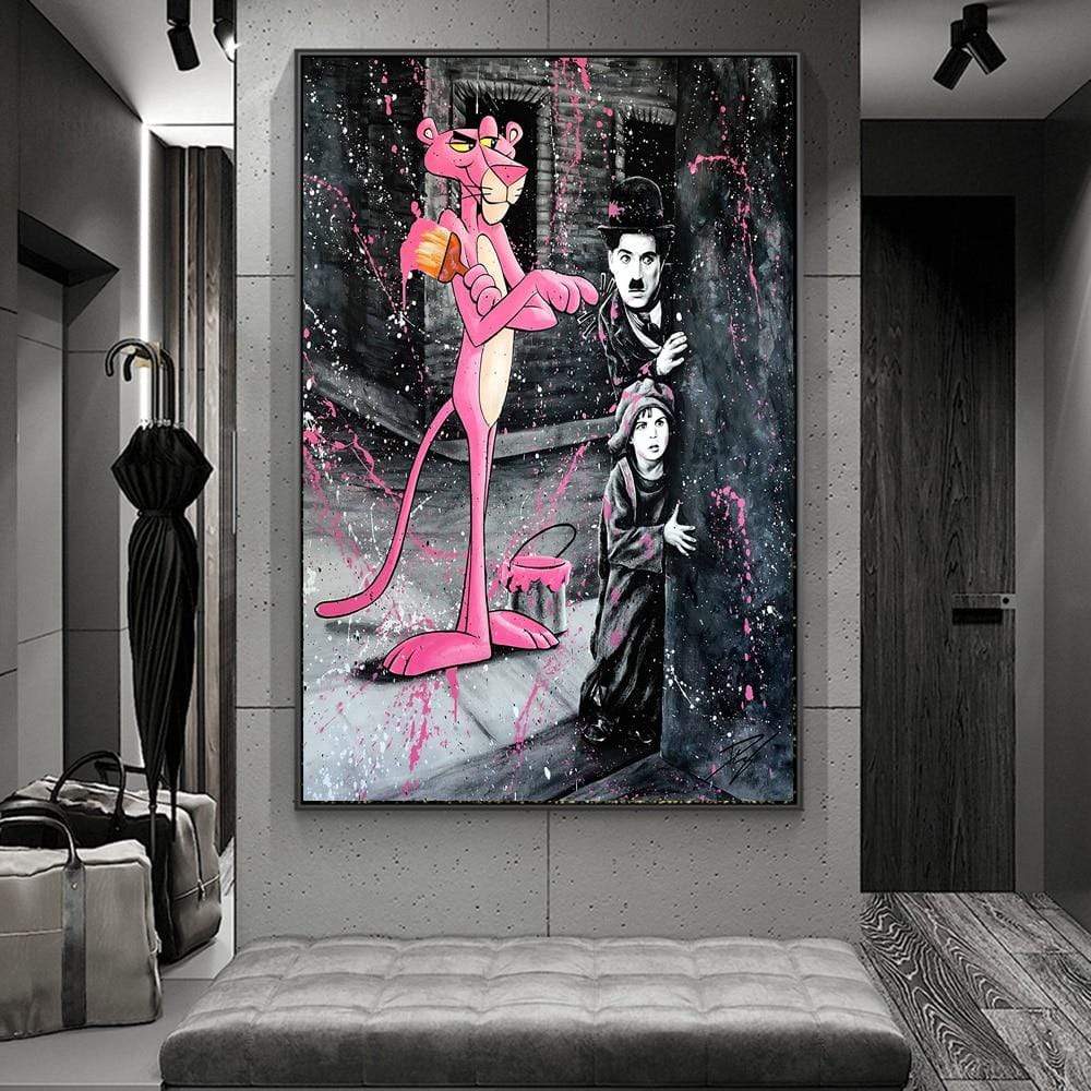 CloudShop Art Painting Canvas Print  60x90cm  the-pink-chaplin Canvas Frame Wrap - Ready to Hang