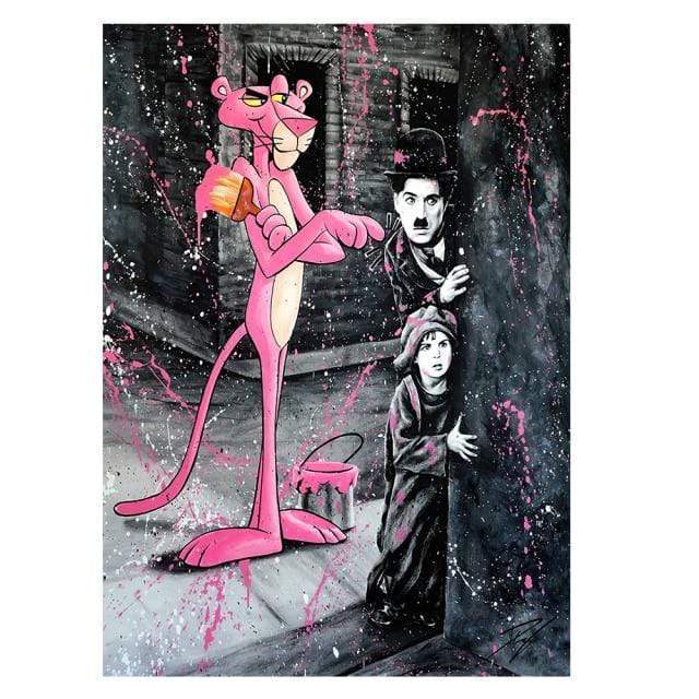 CloudShop Art Painting Canvas Print  120x170cm  the-pink-chaplin Canvas Frame Wrap - Ready to Hang