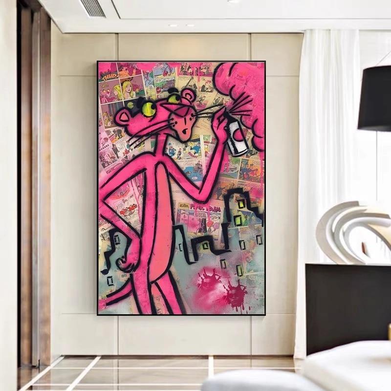 Pink Panther #1 [100X80], Painting by Alex