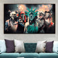 CloudShop Art Painting Canvas Print  50x90cm  the-purge-anarchy Canvas Frame Wrap - Ready to Hang
