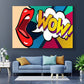 CloudShop Art Painting Canvas Print  50x75cm  womans-wow Canvas Frame Wrap - Ready to Hang