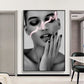CloudShop Art Painting Canvas Print  40x60cm Design A neon-emotions Canvas Frame Wrap - Ready to Hang
