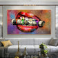CloudShop Art Painting Canvas Print  70x120cm  your-dope-kiss Canvas Frame Wrap - Ready to Hang