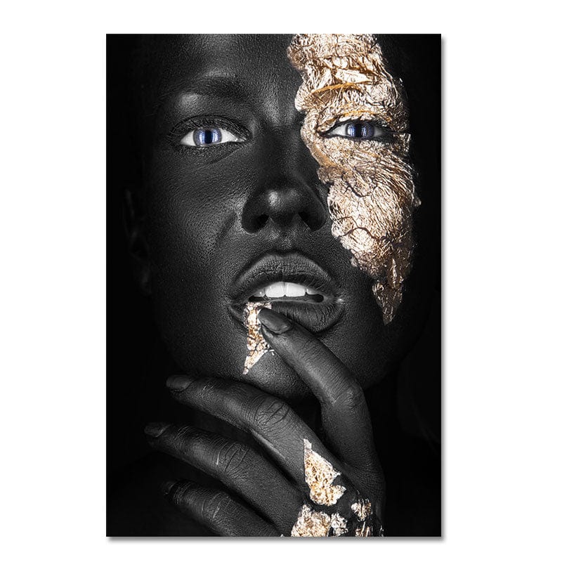 CloudShop Art Painting Canvas Print magical-african-women 70x100cm Magical African Woman 1 Canvas Print - With Wrap Frame
