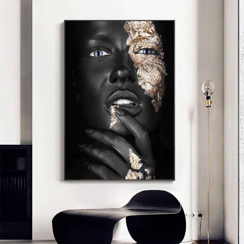 CloudShop Art Painting Canvas Print magical-african-women 40x60cm Magical African Woman 1 Canvas Print - With Wrap Frame