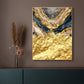 CloudShop Art Painting Canvas Print marble-gold-drips 120x170cm Marble Gold Drip 1 Canvas Frame Wrap - Ready to Hang