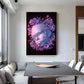 CloudShop Art Painting Canvas Print purple-shackles 60x90cm Canvas Frame Wrap - Ready to Hang 