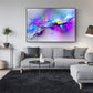 CloudShop Art Painting Canvas Print purple-shades-aurora 50x70cm Canvas Frame Wrap - Ready to Hang 