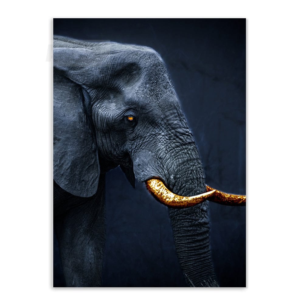 CloudShop Art Painting Canvas Print the-aurulent-nature 120x170cm Surreal Elephant Canvas Print - With Wrap Frame