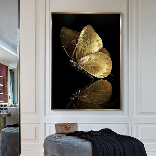 CloudShop Art Painting Canvas Print the-seraphic-butterfly 30x40cm Canvas Print - With Wrap Frame 