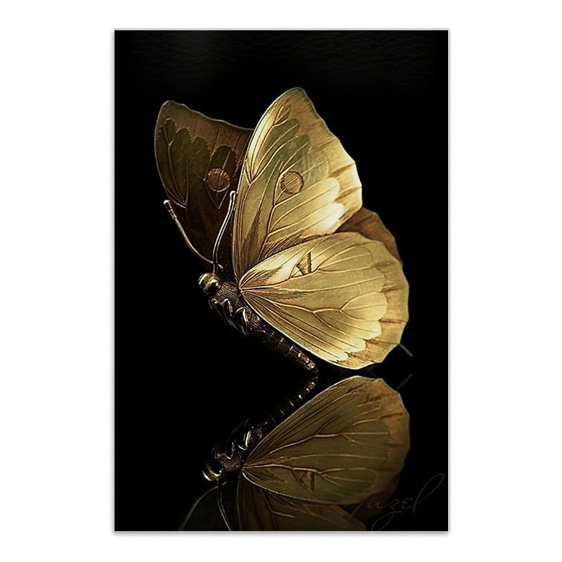 CloudShop Art Painting Canvas Print the-seraphic-butterfly 120x170cm Canvas Print - With Wrap Frame 