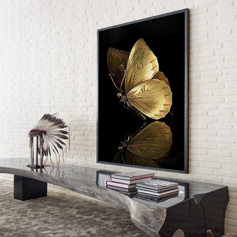 CloudShop Art Painting Canvas Print the-seraphic-butterfly 50x70cm Canvas Print - With Wrap Frame 